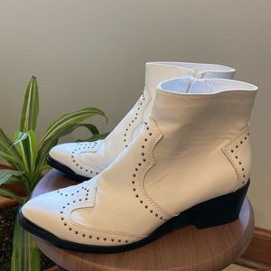 White Target Brand Boots